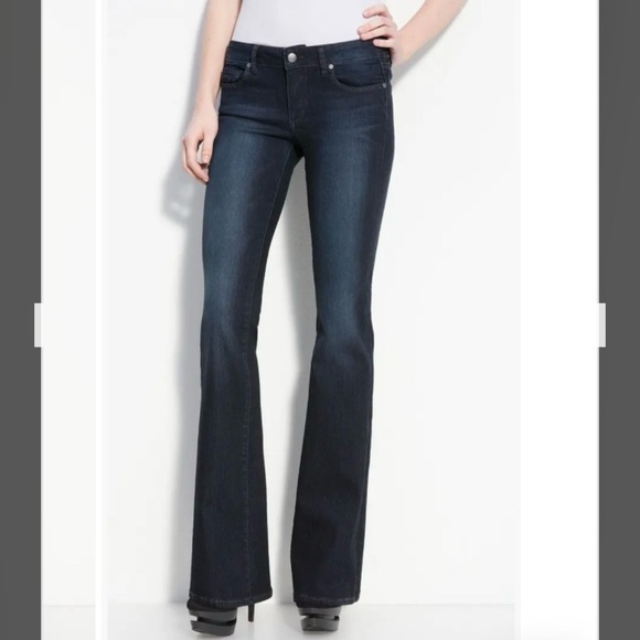 Paige Skyline Bootcut Jeans in Optic White Size 29 - Picture 11 of 12